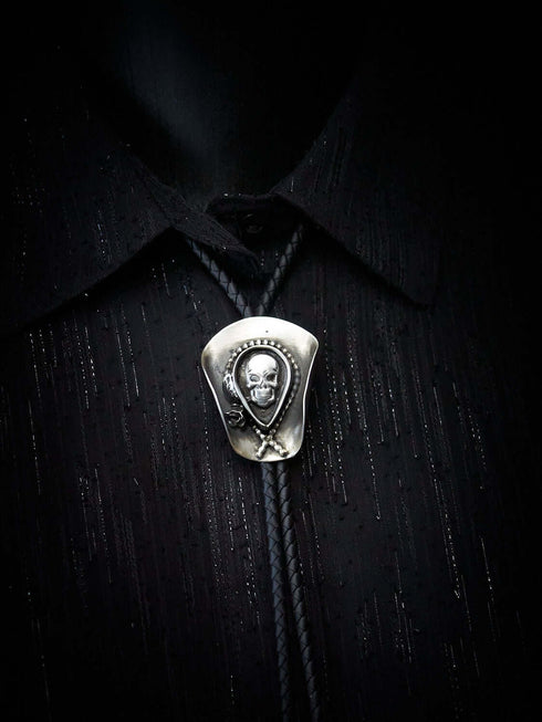 BoloTie Cowboy Skull Pendant